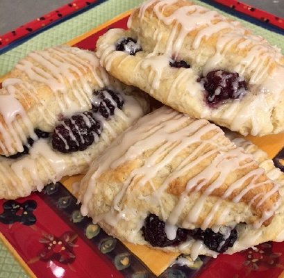 Blackberry-Stuffed Scones (using our Buttermilk Fruit Scone Mix)