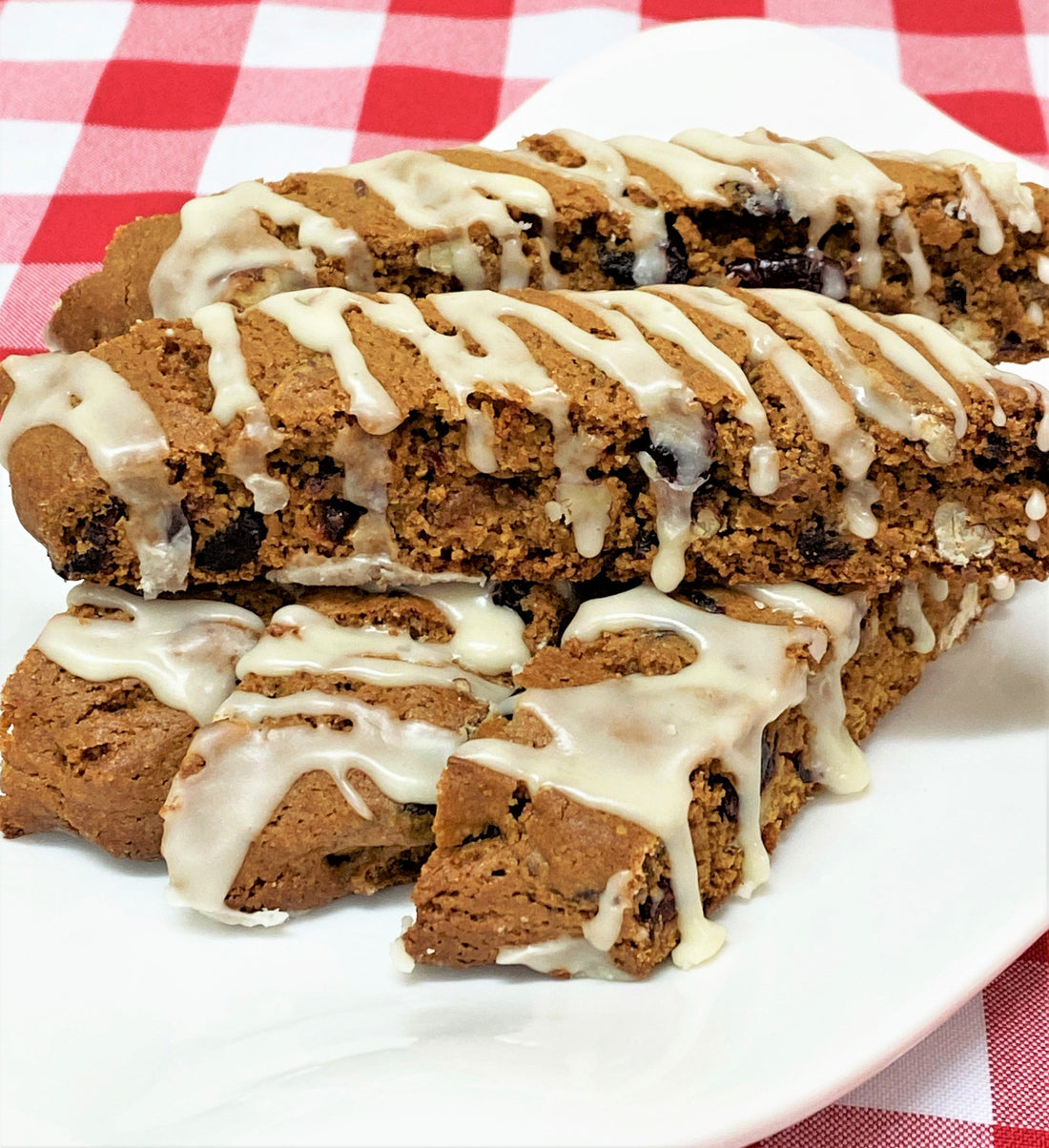 Holiday Biscotti (using our Hermit Cookie Mix)