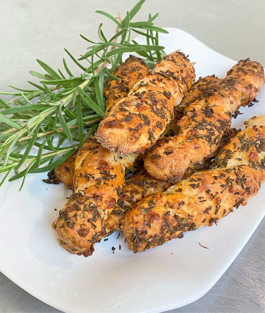 Herb & Cheddar Cheese Straws (using our Cheddar Scone Mix)