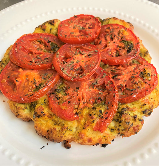 Tomato-Basil Tarts  (using our Vermont Cheddar Scone Mix)