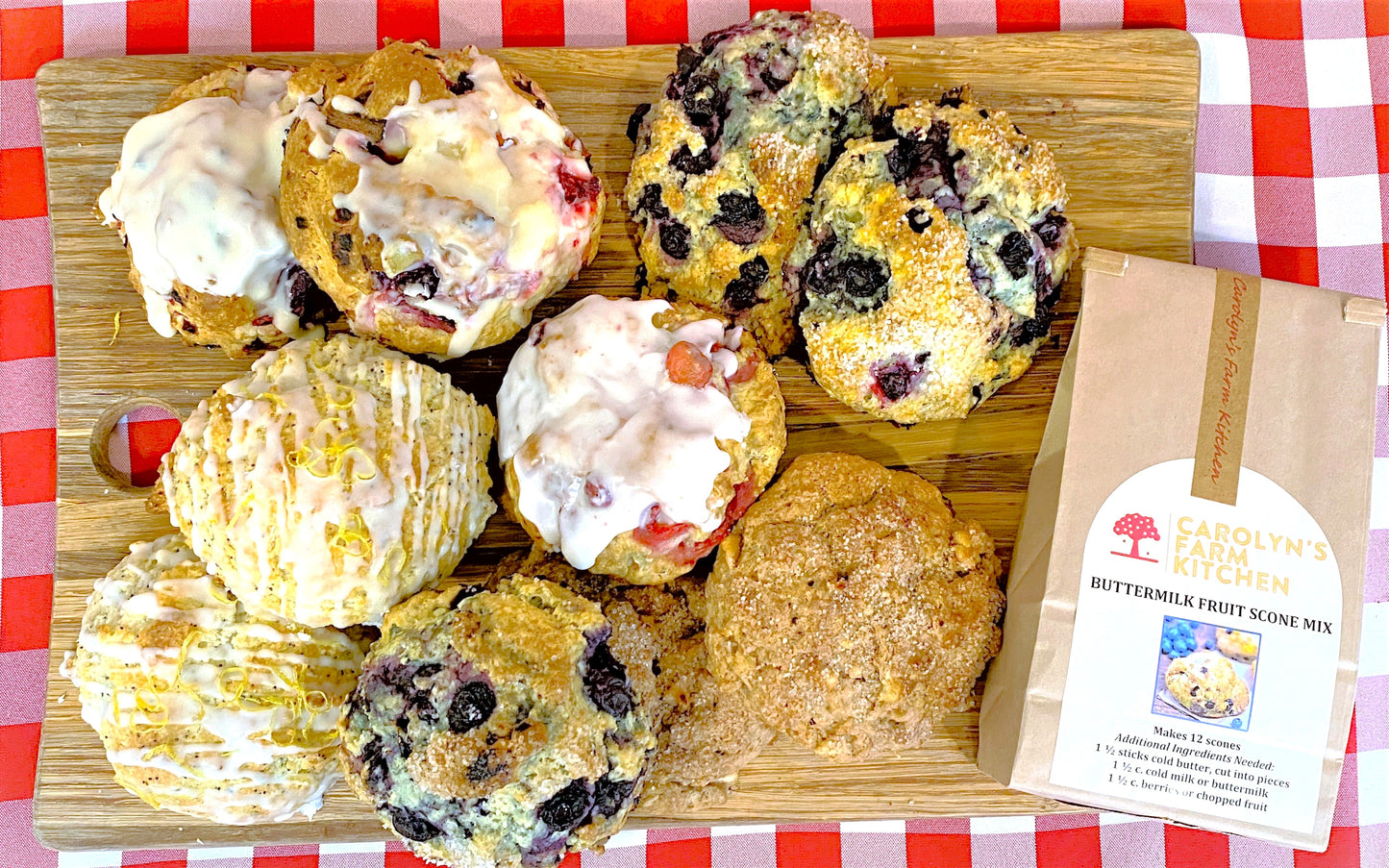 6/18 Cafe Bake - BAKER'S CHOICE SCONES :):)