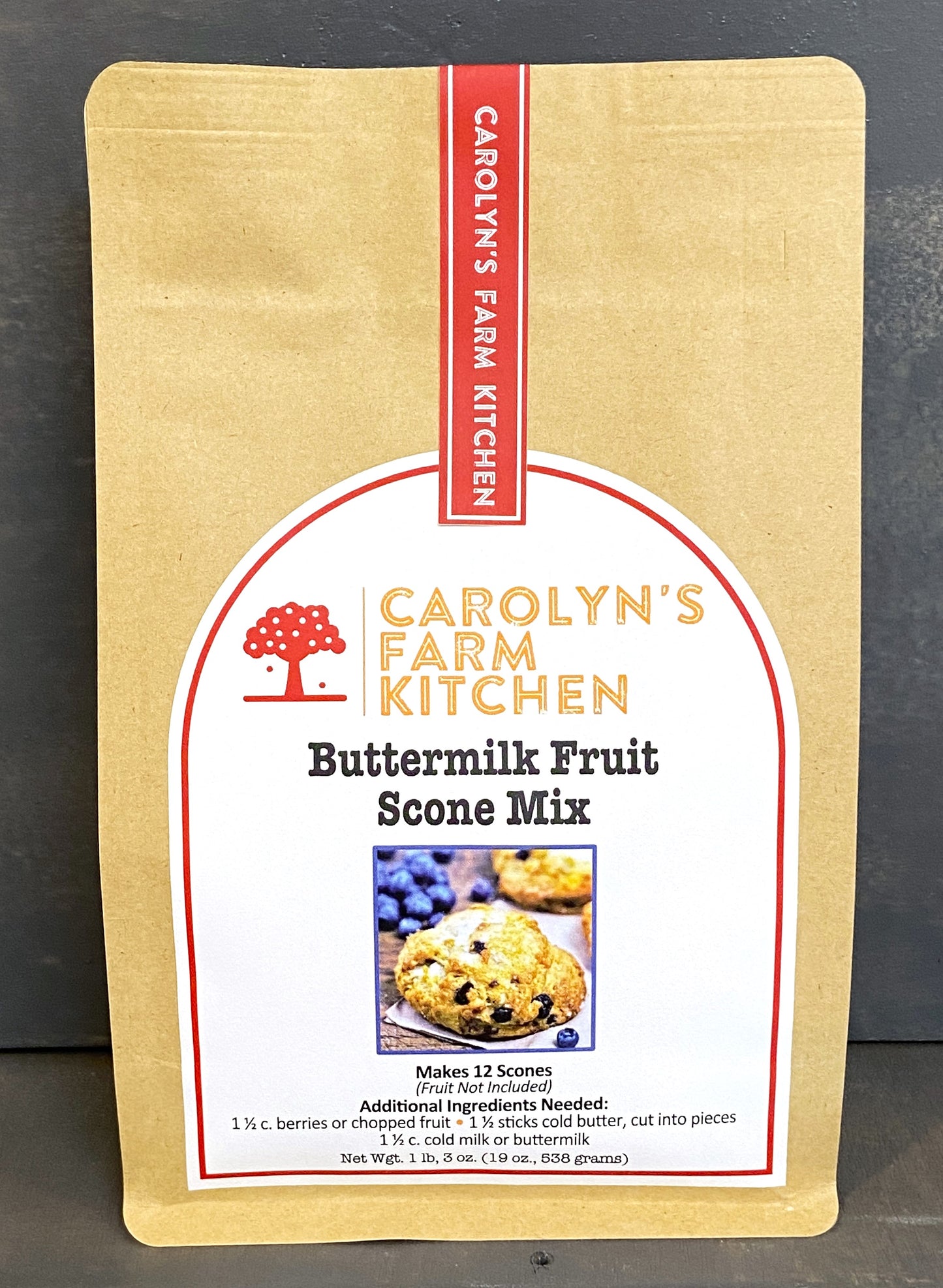 Tuesday, 12/23 Holiday Bake - Blueberry Scones