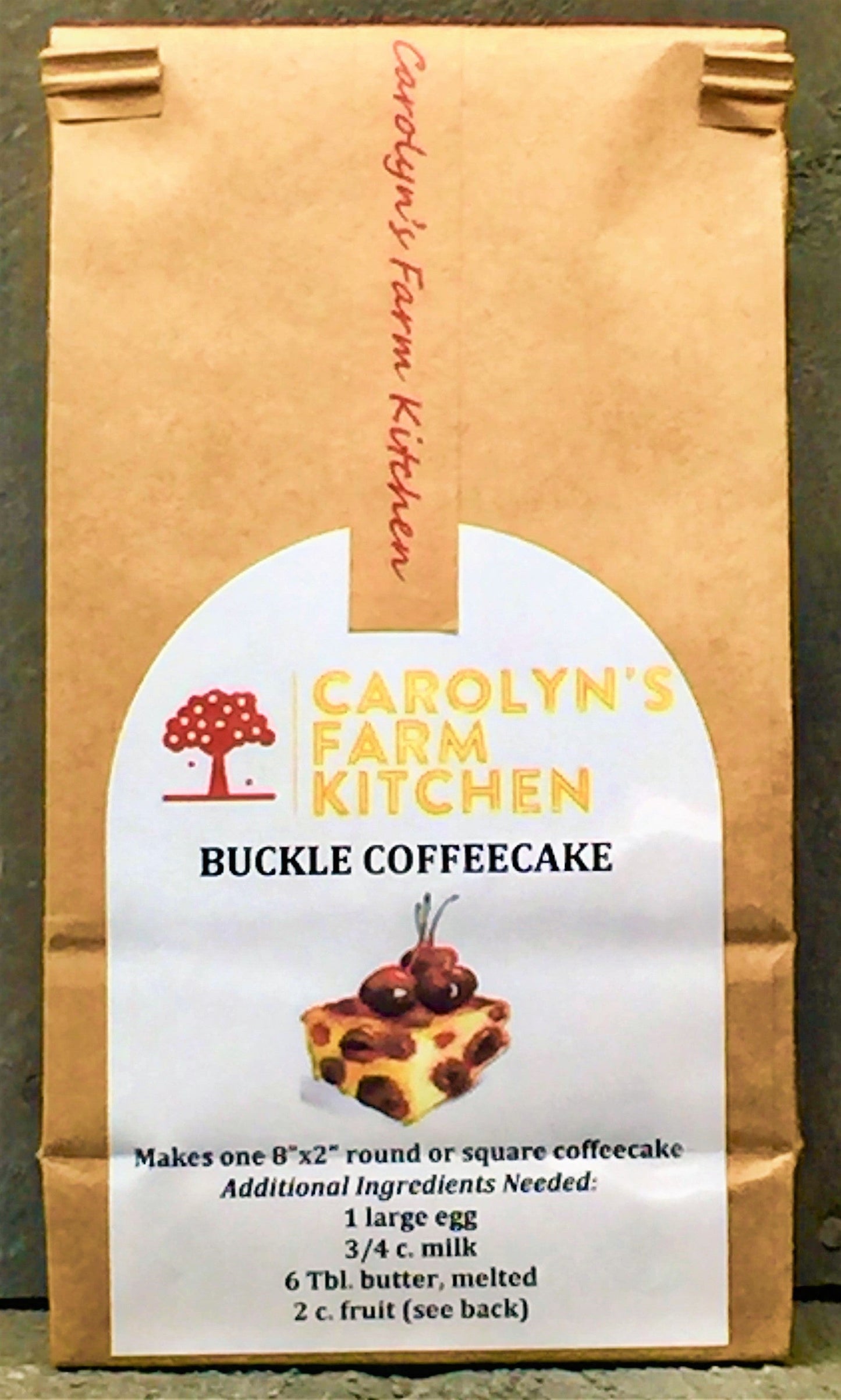 8/28 Cafe Bake - Cinnamon Buckle Coffeecake (7" round)