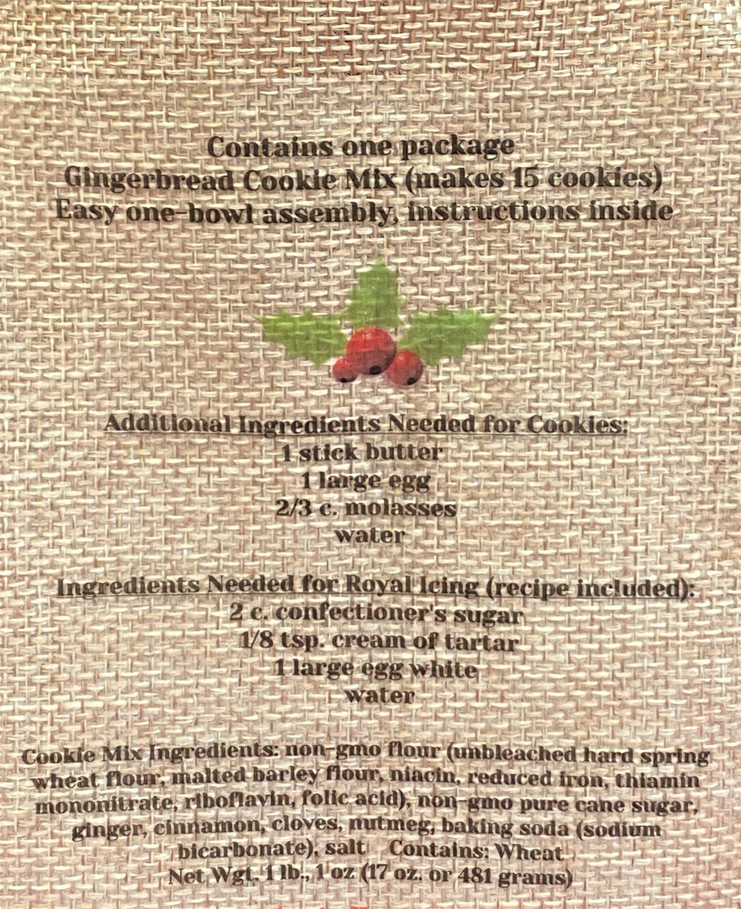 Gingerbread Cookie Kit