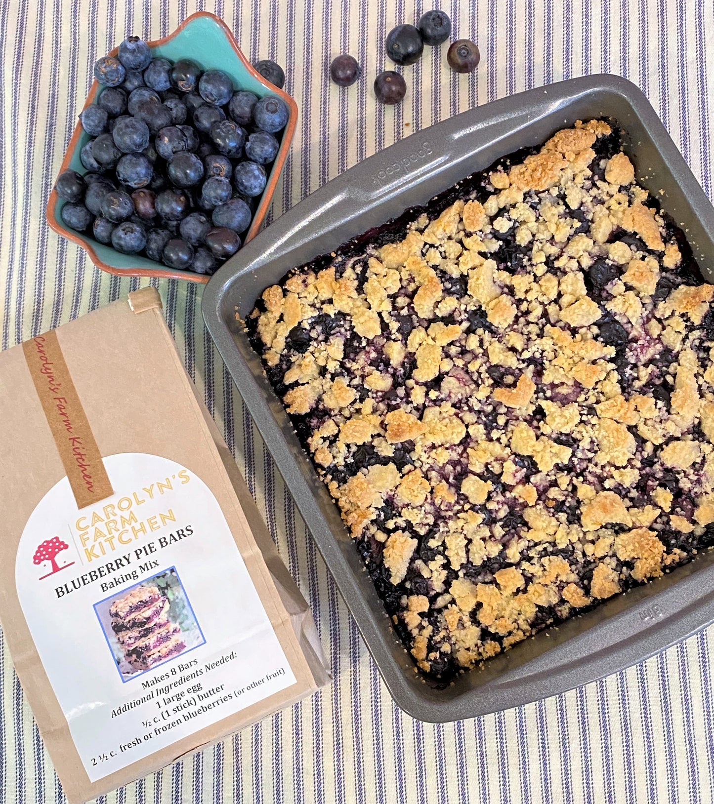 Blueberry Pie Bar Mix