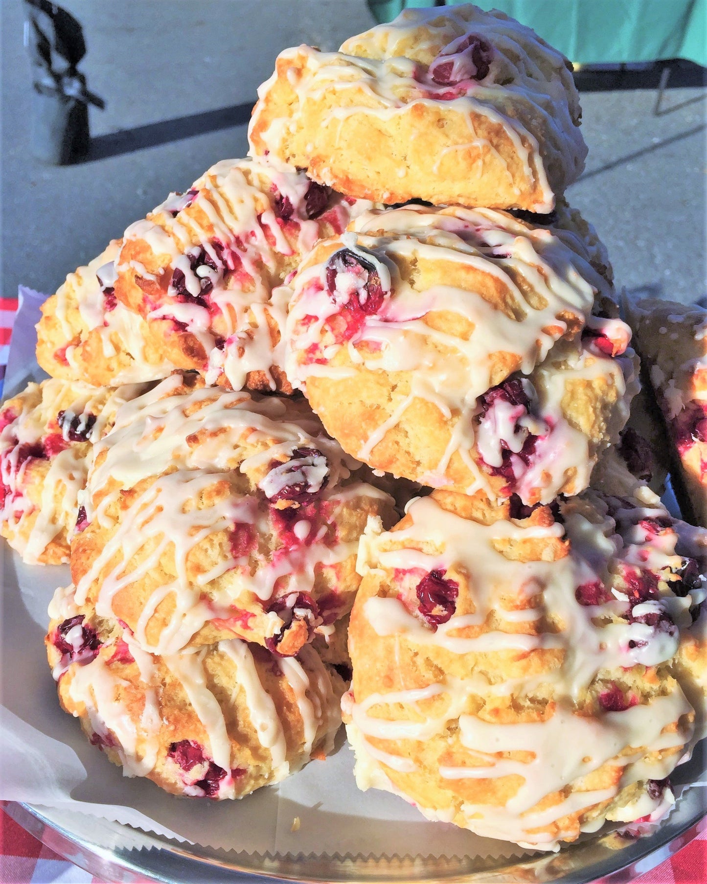 10/16 Cafe Day - Cranberry-Orange Scones