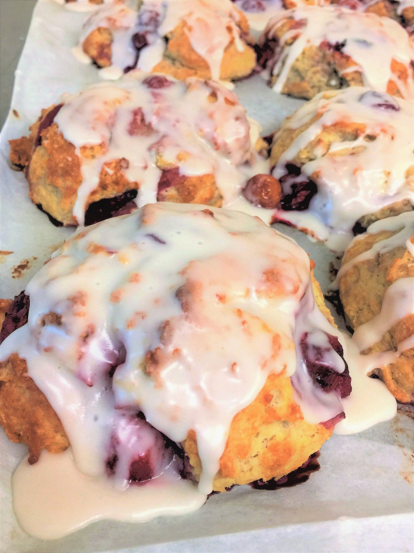 Tuesday, 12/23 Holiday Bake - Cherry Vanilla Scones
