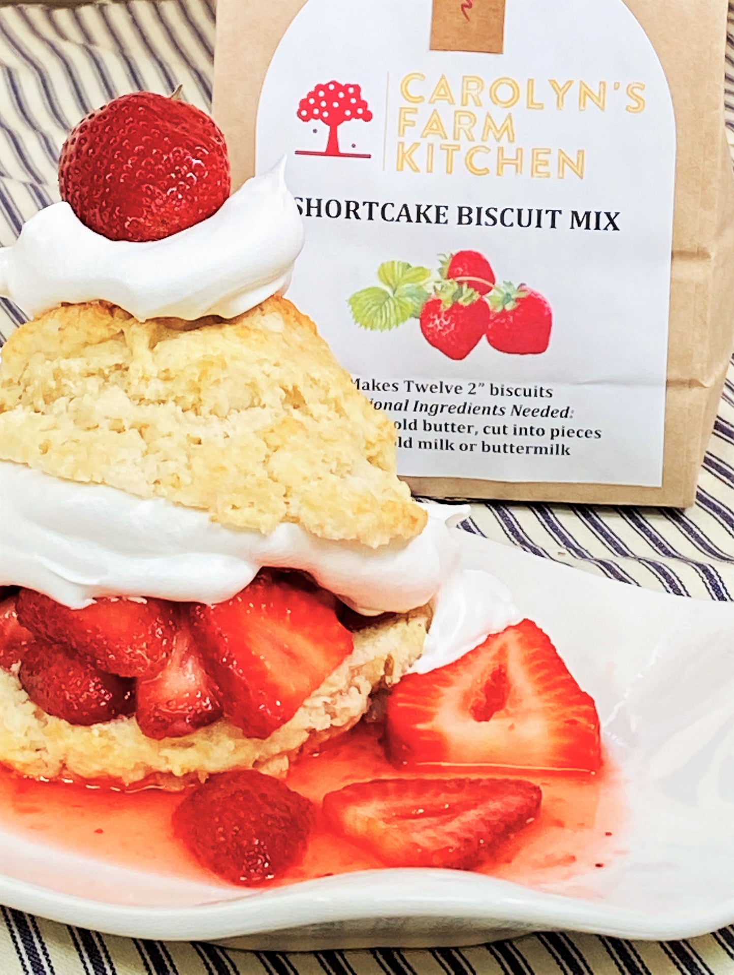 Strawberry Shortcake Biscuit Mix