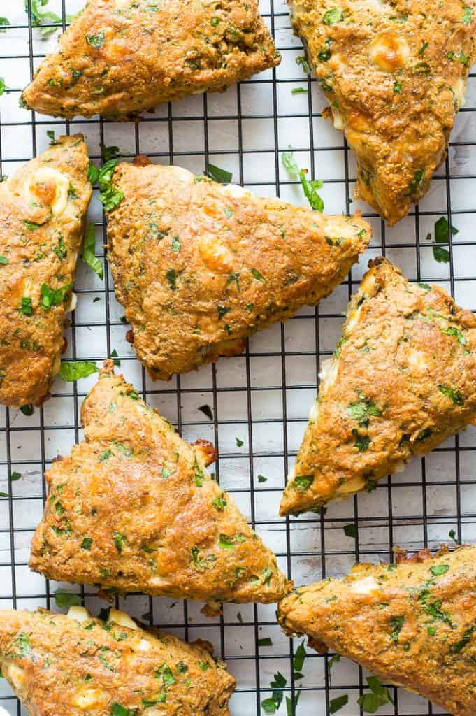 Spinach & Feta Scones (using our Vermont Cheddar Scone Mix)