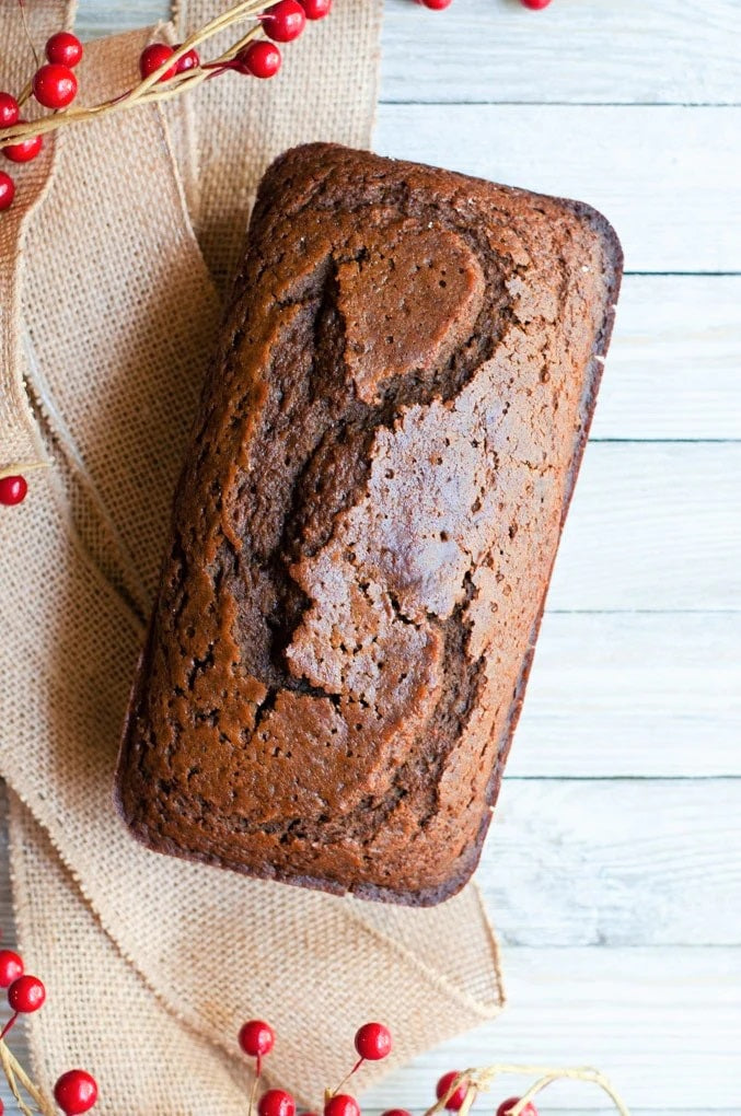Tuesday, 12/23 Holiday Bake - Old-Fashioned Gingerbread (mini loaf)