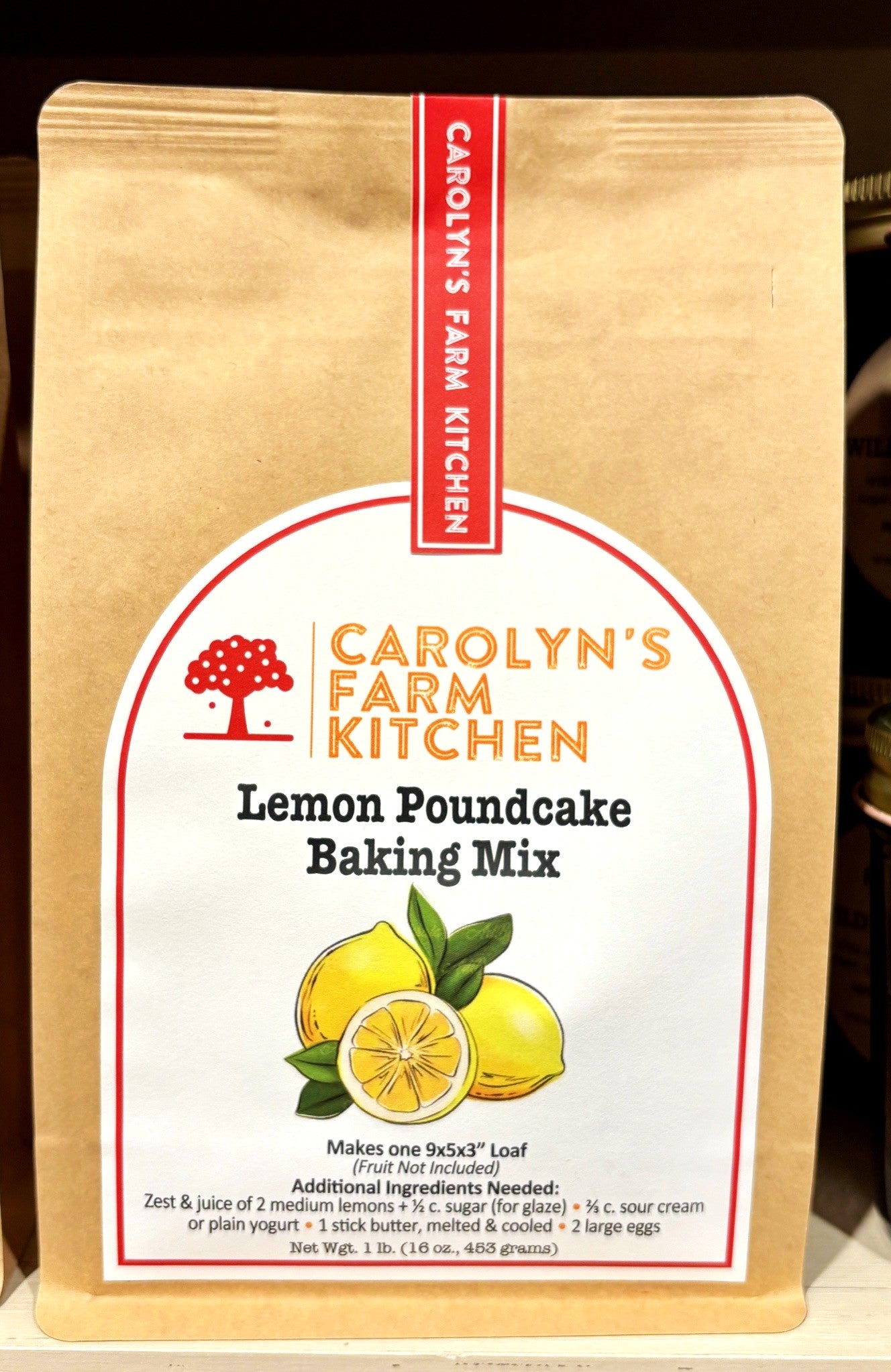 NEW!  Lemon Pound Cake Baking Mix