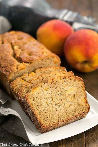 7/30 Cafe Bake - Fresh Peach Bread (large loaf)