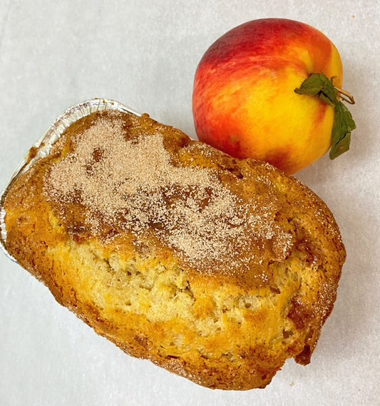 NEW!  Fresh Peach Bread