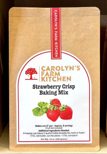 NEW!  Strawberry Crisp Baking Mix