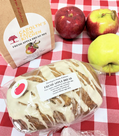 10/1 Cafe Bake - Fresh Apple Bread with Cider Glaze (mini loaf)