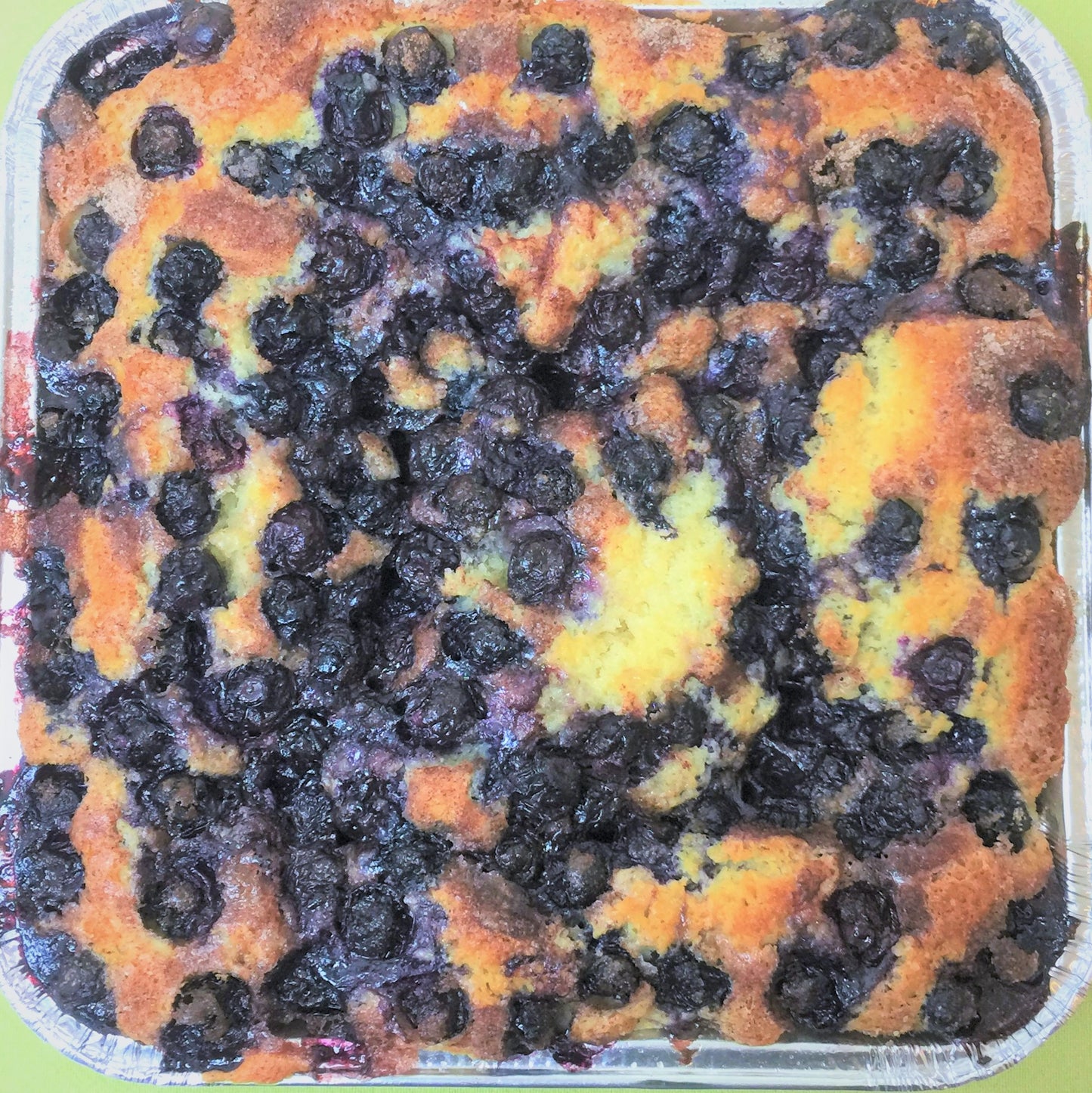 5/16 Buggy Bake - Blueberry Buckle Coffeecake (7" round)