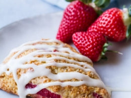 6/18 Cafe Bake - Strawberry Cream Scones
