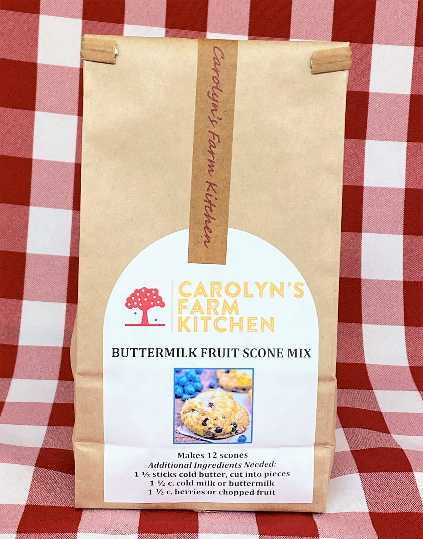 8/7 Cafe Bake - Peaches & Cream Scones