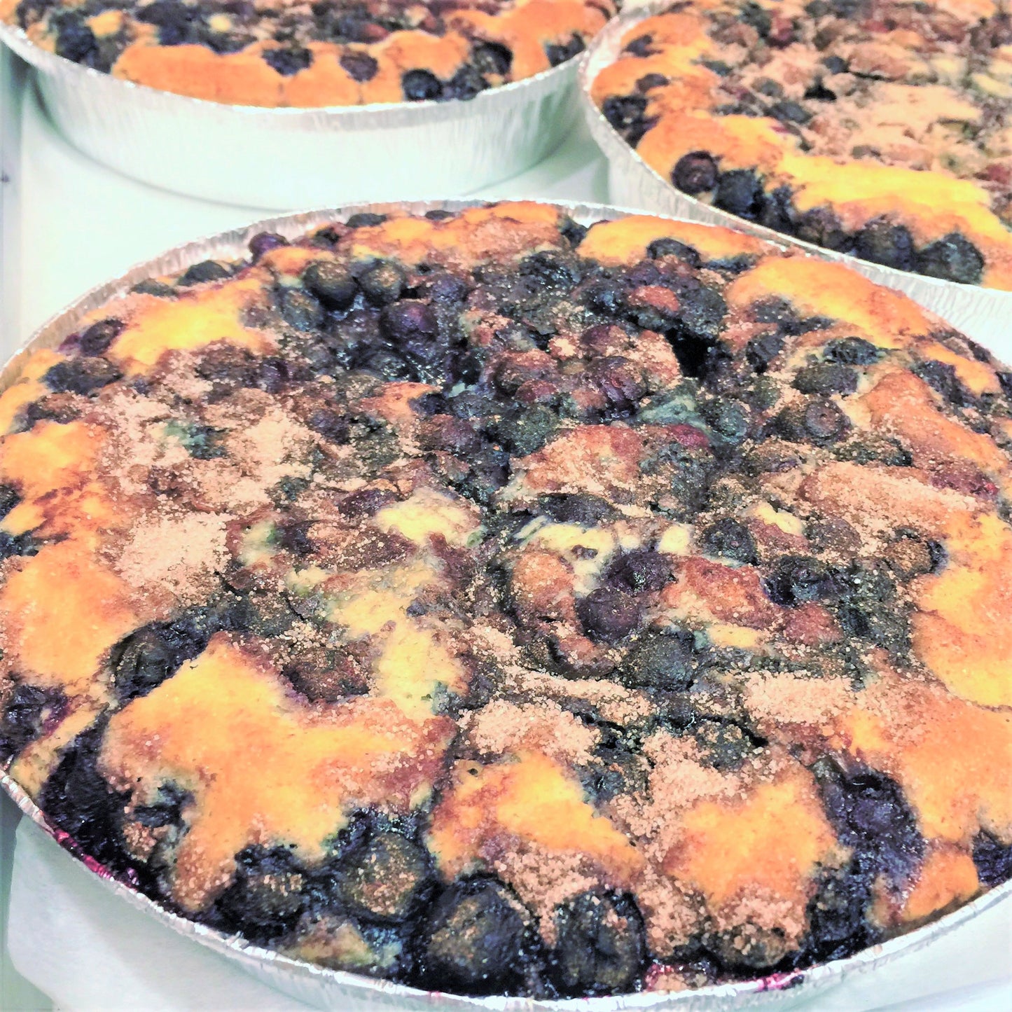 8/28 Cafe Bake - Blueberry Buckle Coffeecake (7" round)