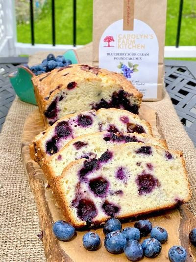 6/18 Cafe Bake - Blueberry Sour Cream Pound Cake (large loaf)