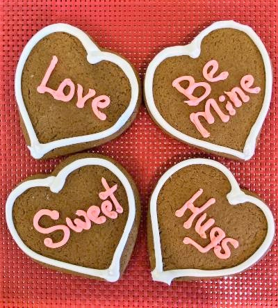 2/14 Valentine Bake - Gingerbread Hearts