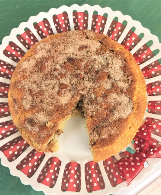 8/28 Cafe Bake - Cinnamon Buckle Coffeecake (7" round)