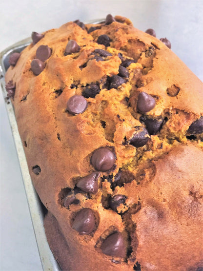 11/25 Thanksgiving Bake - Large Loaf Pumpkin Bread (Plain, Raisin, or Chocolate Chip)