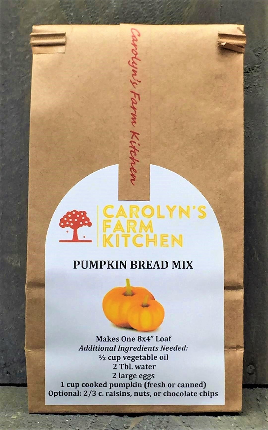 11/25 Thanksgiving Bake - Large Loaf Pumpkin Bread (Plain, Raisin, or Chocolate Chip)