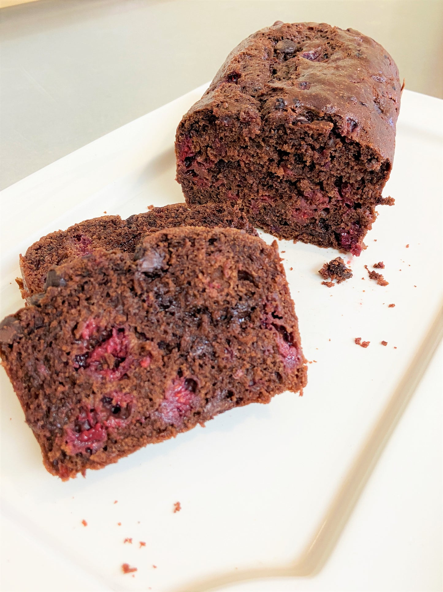 2/14 Valentine Bake - Double Chocolate Raspberry Loaf (Mini)