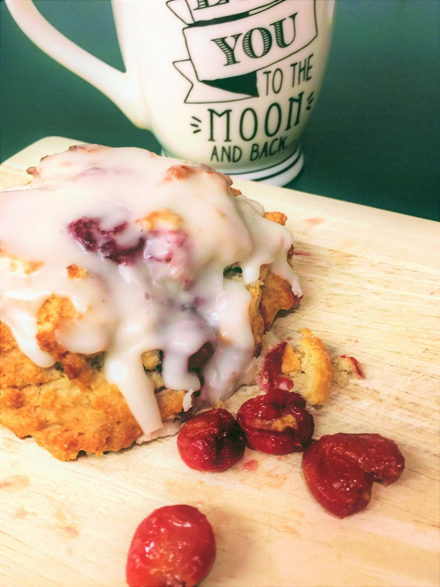 7/2 Cafe Bake - Cherry Vanilla Scones